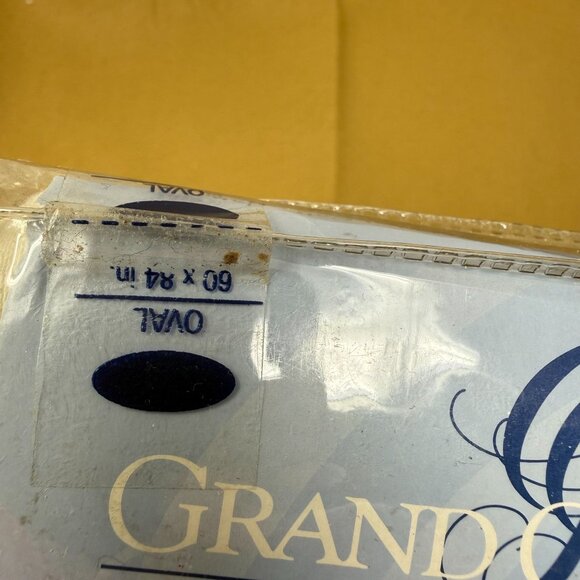 Wedgwood Grand Gourmet 60 X 84 Oval Tablecloth Table Linen Napa Grapevine Cotton - Picture 3 of 8